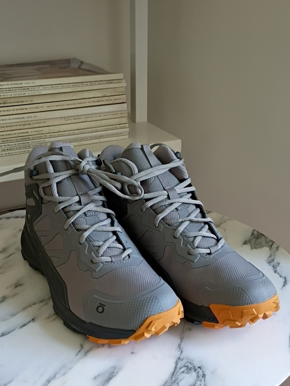 Oboz Men’s Katabatic Mid B-DRY Hazy Grey Waterproof Trail Boots